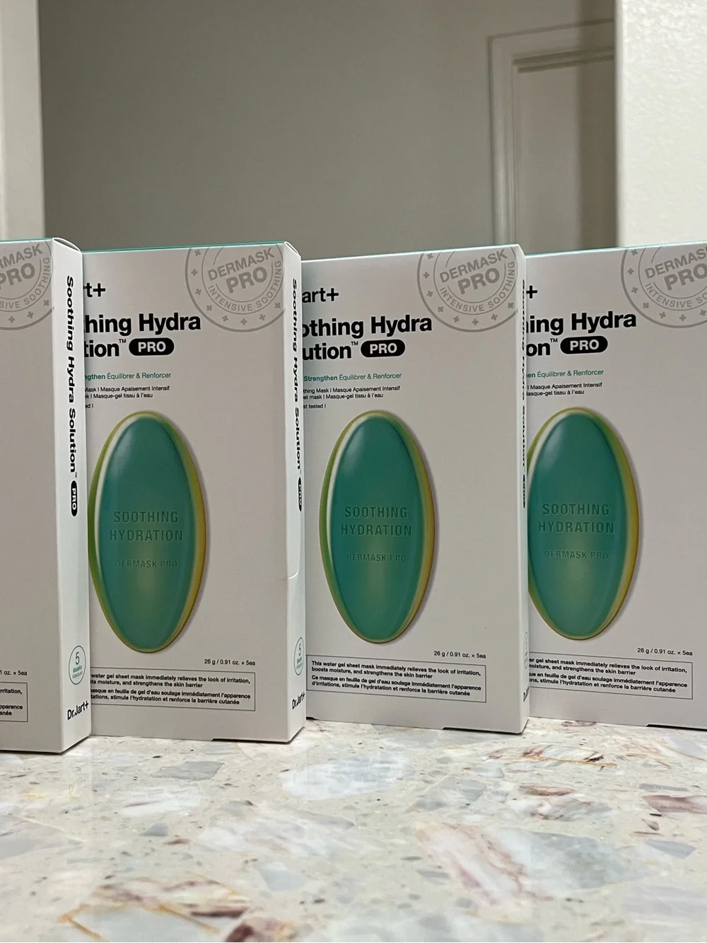 Bundle 5 boxes Dr Jart+ Soothing Hydra Solution Pro Mask Sheet 5PCS.